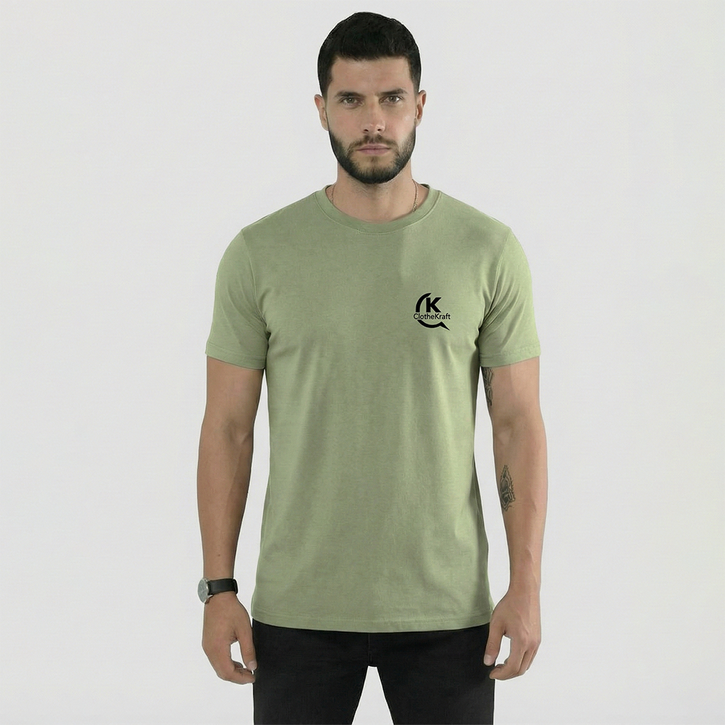 Premium Cotton Lycra Round Neck T-Shirt