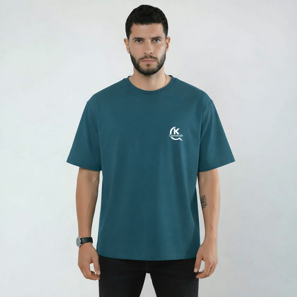 Premium Cotton Terry Round Neck T-Shirt