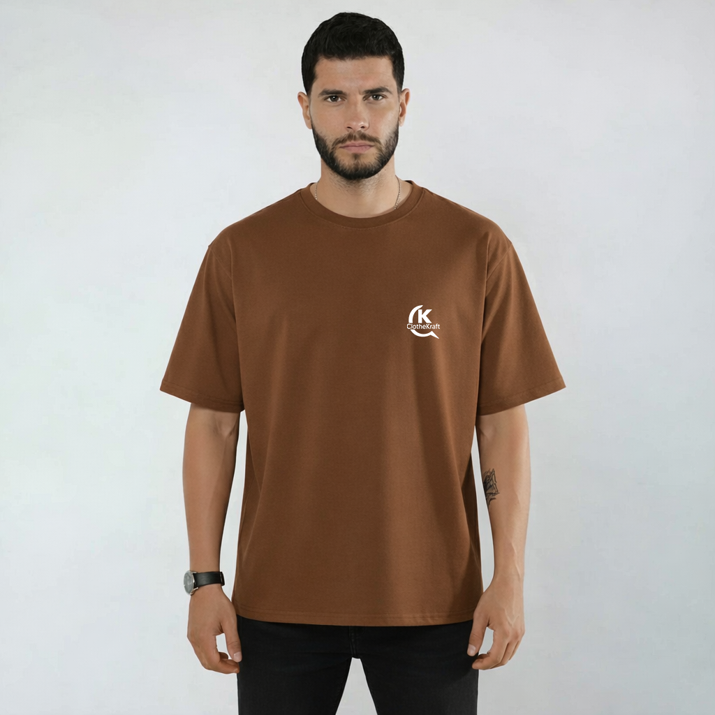 Premium Cotton Terry Round Neck T-Shirt