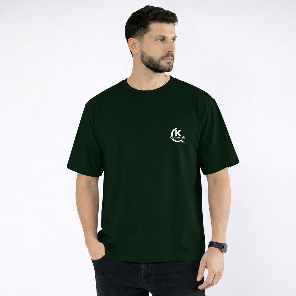Premium Cotton Terry Round Neck T-Shirt